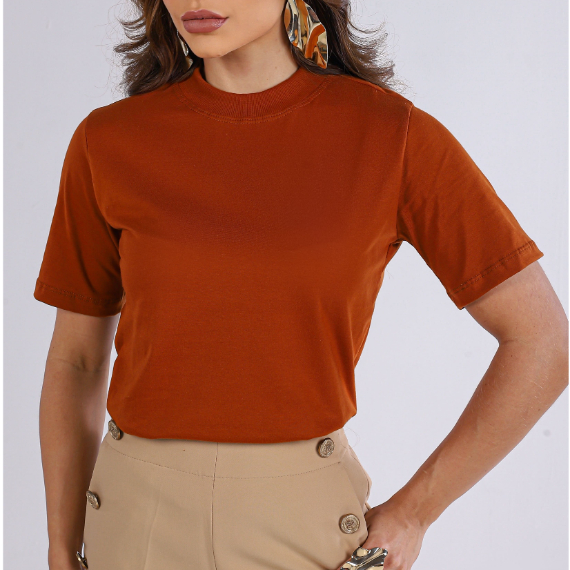 Blusa Feminina Algodão TShirt Camiseta Premium