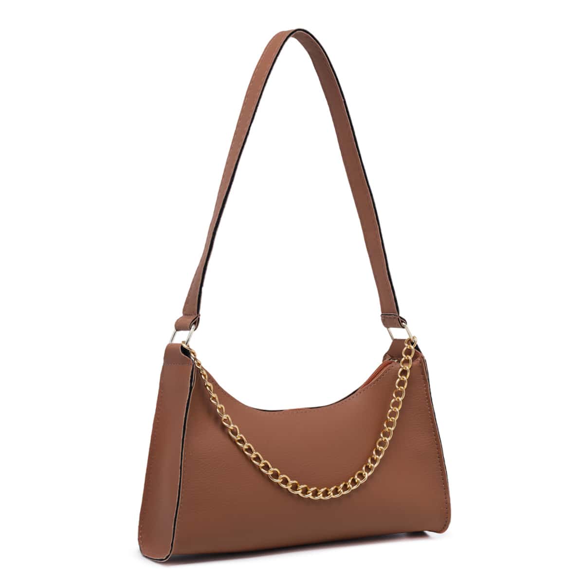 Bolsa Feminina Pequena Corrente Tiracolo Transversal de Ombro Estilosa