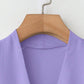 Blusa Feminina de Manga Longa com Decote em V, Elegante, Digna, Gentil, Versátil para Ir ao Trabalho, Casual Business, Temporada de Formatura, Dia da Independência, Amarelo Claro