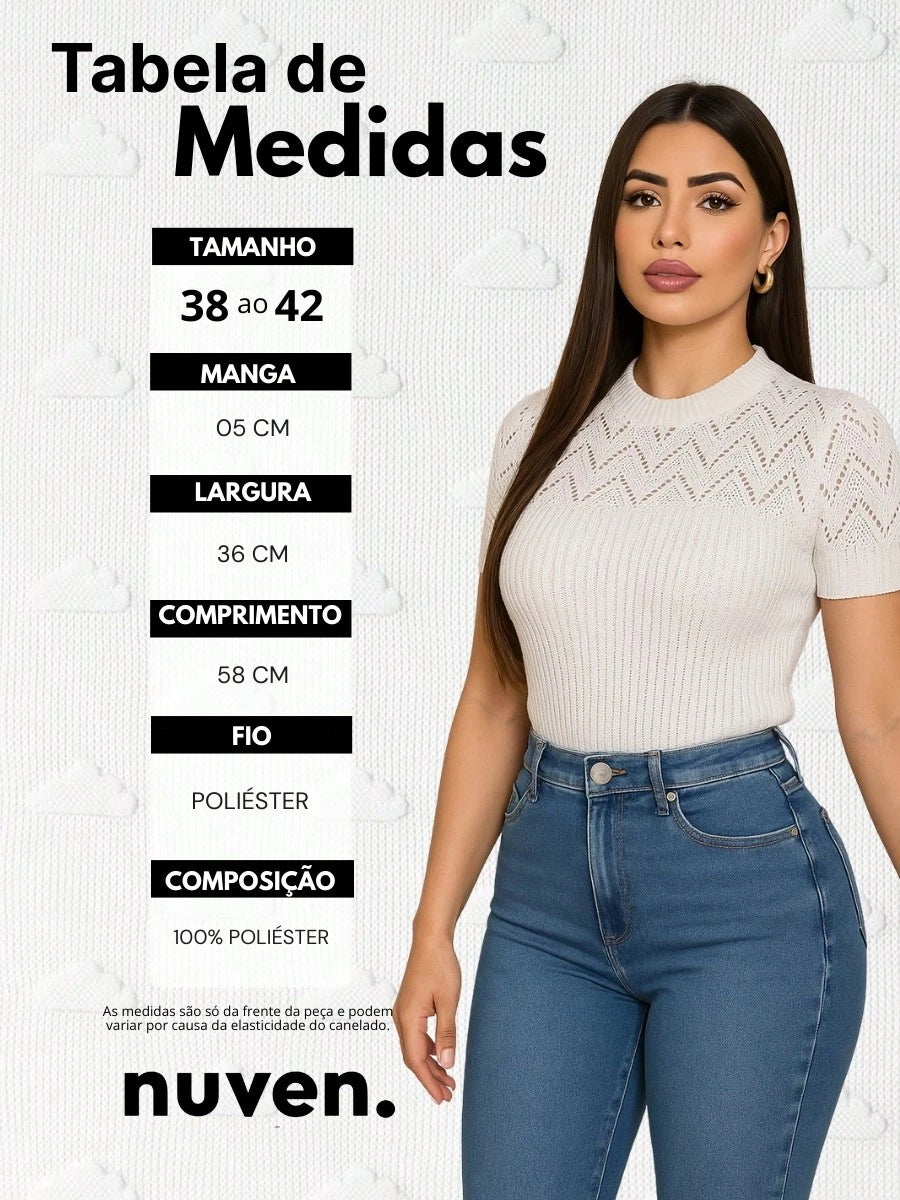 Kit 2 Peças Blusa Feminina Tricot 