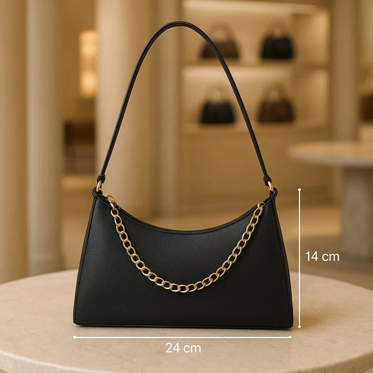 Bolsa Feminina Pequena Corrente Tiracolo Transversal de Ombro Estilosa