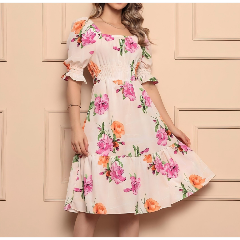 Vestido Feminino Midi