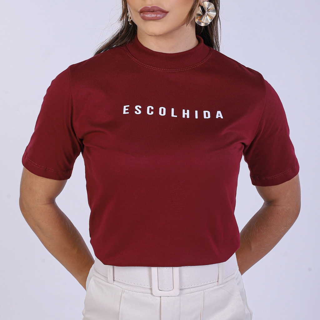 Blusa Feminina Algodão TShirt Camiseta Premium