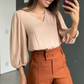 Blusa Feminina Manga 3/4 em Crepe