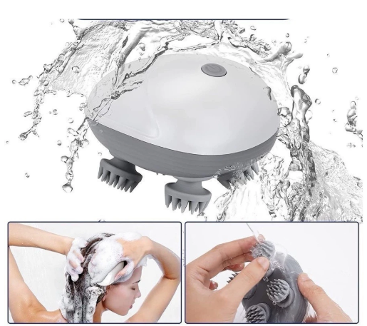 Massageador Elétrico para Couro Cabeludo - Renovi♥